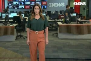 Christiane Pelajo surtou com colegas da Globo e abandonou estúdio de telejornal - Foto GloboNews Christiane Pelajo surtou com colegas da Globo e abandonou estúdio de telejornal - Foto GloboNews
