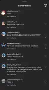 Comentários em publicação de Segovinha - Foto Instagram Comentários em publicação de Segovinha - Foto Instagram
