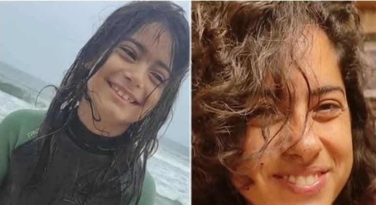 Giordano, de 8 anos, e a mãe, Mariana, mortos em Juquehy - Foto Reprodução RecordTV Giordano, de 8 anos, e a mãe, Mariana, mortos em Juquehy - Foto Reprodução RecordTV