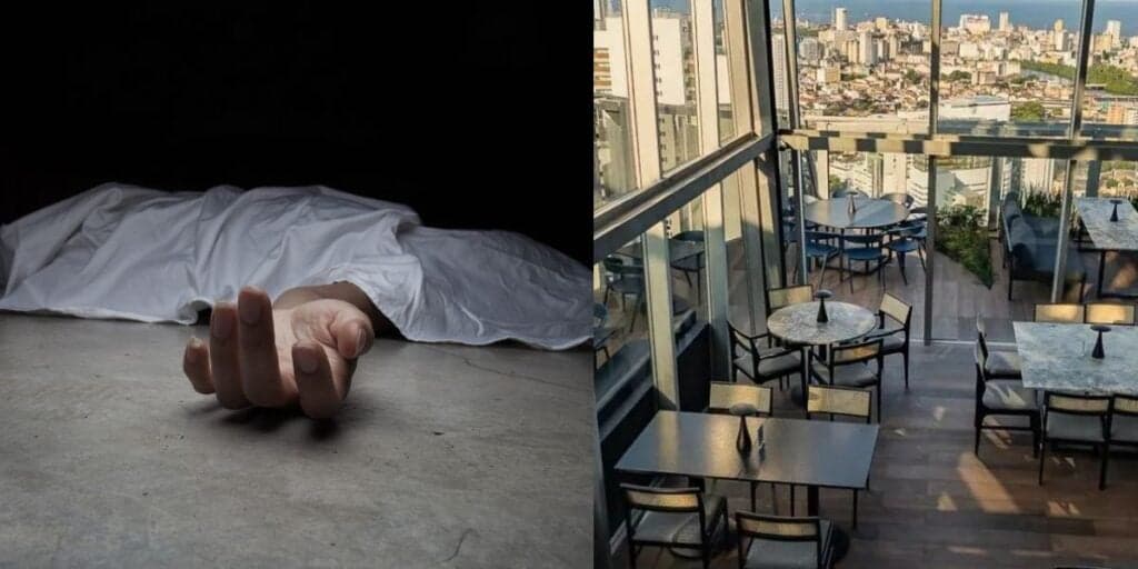 Devastador: Jovem despenca da sacada de restaurante famoso e morre ao cair do 35º andar de edifício de luxo