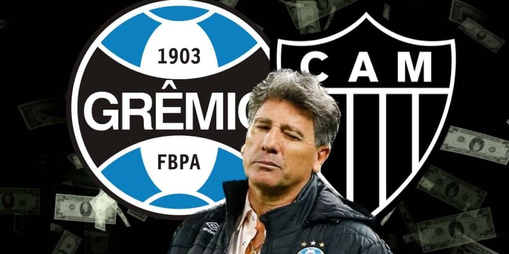 R$ 25 milhões, chega pra ser titular: Renato acaba de definir a contratação de estrela do Galo para o Grêmio