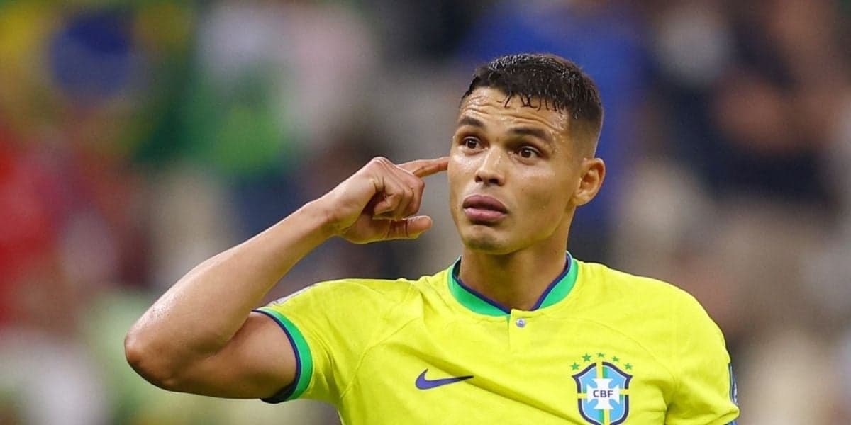 Thiago Silva, zagueiro da seleção brasileira (Foto - Montagem TV Foco) Thiago Silva, zagueiro da seleção brasileira (Foto - Montagem TV Foco)
