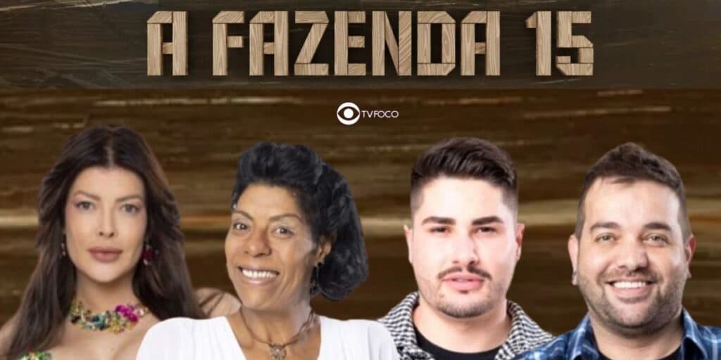 Enquete A Fazenda 15 - Jaquelline, Márcia Fu, Lucas e Sander estão na roça; vote