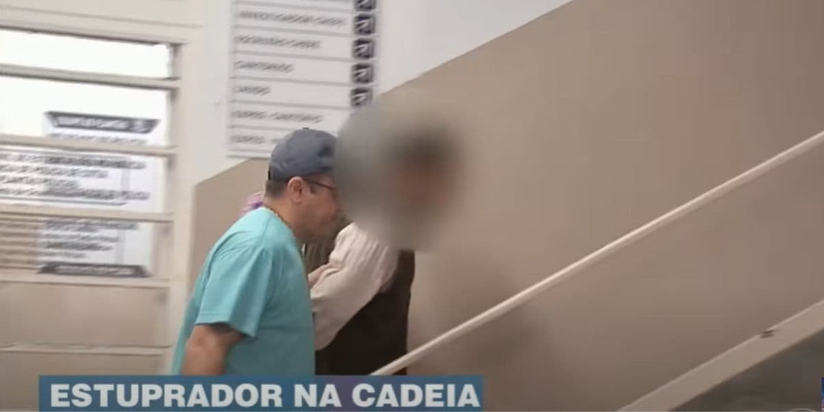 Estuprador de Cotia foi preso na cidade do interior (Reprodução: Band) Estuprador de Cotia foi preso na cidade do interior (Reprodução: Band)