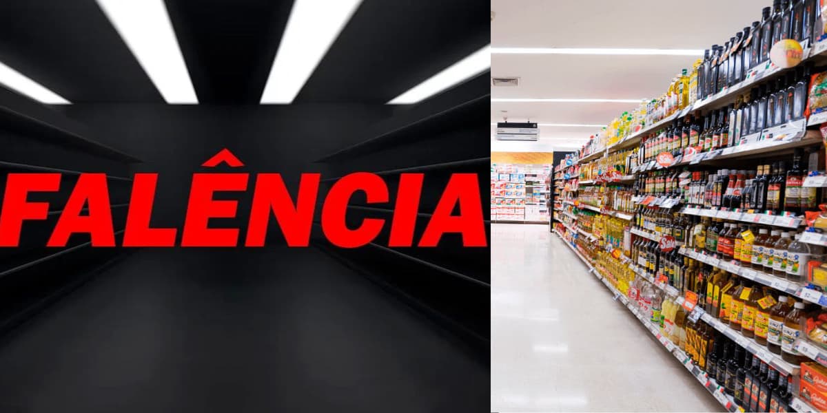 Três supermercados tiveram a falência decretada (Foto: Reprodução/ Internet) Três supermercados tiveram a falência decretada (Foto: Reprodução/ Internet)