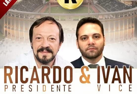 Banner de Ricardo Agostinho e seu vice - Foto Reprodução Internet Banner de Ricardo Agostinho e seu vice - Foto Reprodução Internet