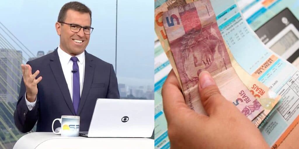 "Isenção": Bocardi interrompe jornal para confirmar conta de luz de GRAÇA para milhares em SP