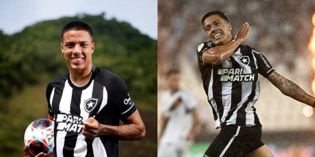 Carlos Alberto, do Botafogo (Foto - Montagem TV Foco). Carlos Alberto, do Botafogo (Foto - Montagem TV Foco).
