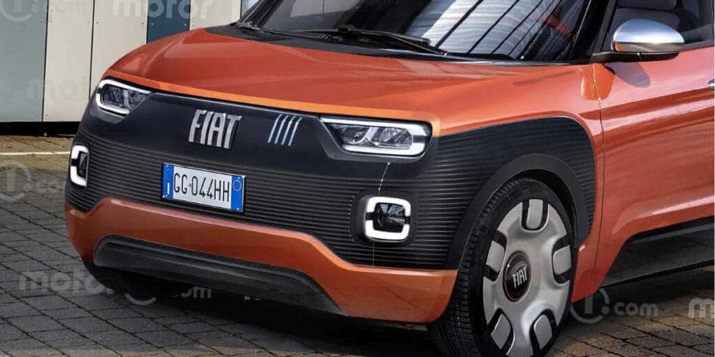 Projeção Fiat Panda (Foto: Reprodução / Motor 1) Projeção Fiat Panda (Foto: Reprodução / Motor 1)