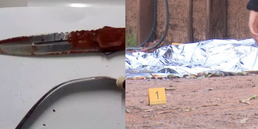 Horripilante: Homem tenta molestar criança, cai em ladeira e morre com a própria faca cravada no peito