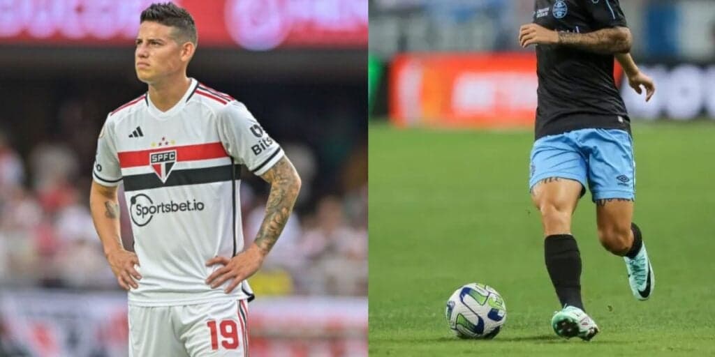 Substituto ideal de James, novo camisa 10: São Paulo arma chegada de estrela do Grêmio para 2024