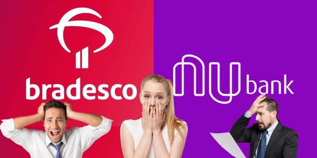 Dinheiro sumindo, sem PIX e comunicado emergencial: 2 suspensões no Bradesco e no Nubank atingem milhões