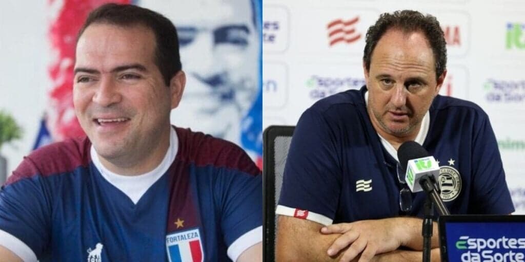 Marcelo Paz e Rogério Ceni (Foto - Montagem TV Foco) Marcelo Paz e Rogério Ceni (Foto - Montagem TV Foco)