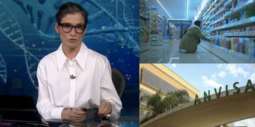 "Estabeleceu": Renata Vasconcellos para JN às pressas com ordem da ANVISA que atinge todas as farmácias