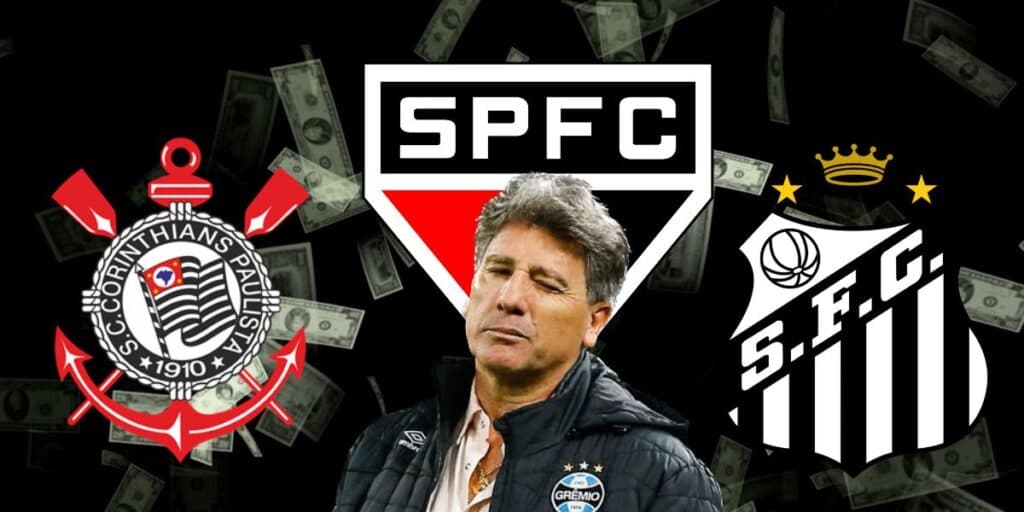 São Paulo, Corinthians e Santos desesperados: Grêmio ataca gigantes por 3 reforços dos sonhos pra Renato