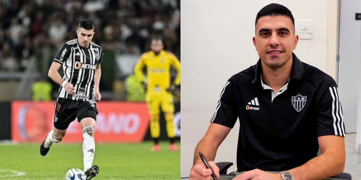 Rodrigo Battaglia, craque do Atlético-MG (Foto - Montagem TV Foco). Rodrigo Battaglia, craque do Atlético-MG (Foto - Montagem TV Foco).