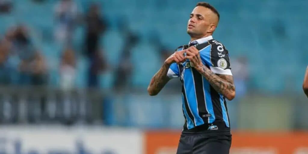 Luan é atacante (Foto: Lucas Uebel/Grêmio) Luan é atacante (Foto: Lucas Uebel/Grêmio)