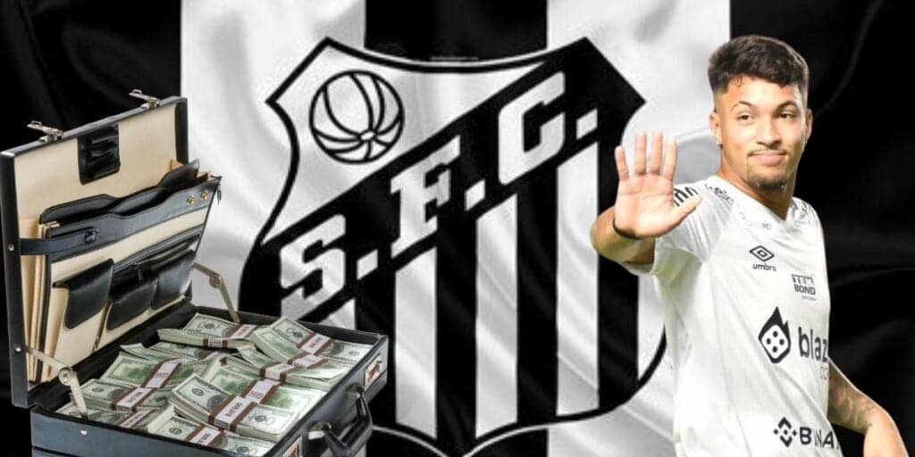 R$107 milhões e adeus antes do paulista: Gigante peita o Santos pra contratar Marcos Leonardo imediatamente