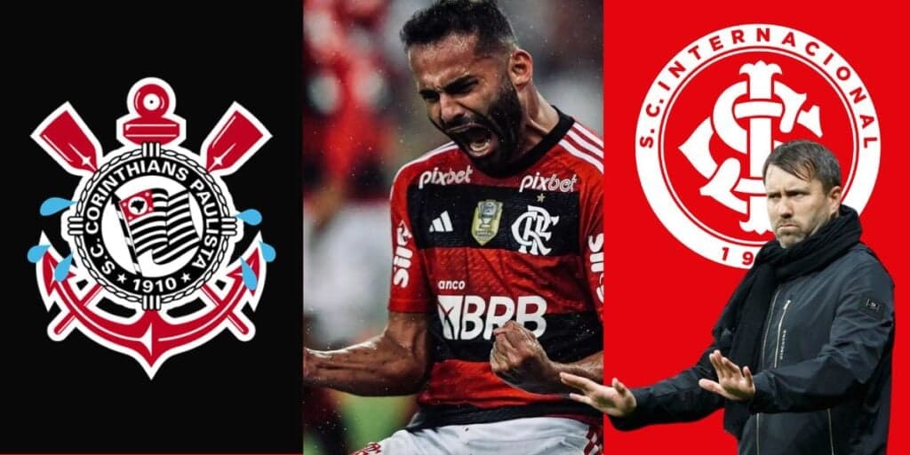 Na surdina: Internacional age às pressas para dar rasteira no Corinthians e arrancar Thiago Maia do Flamengo