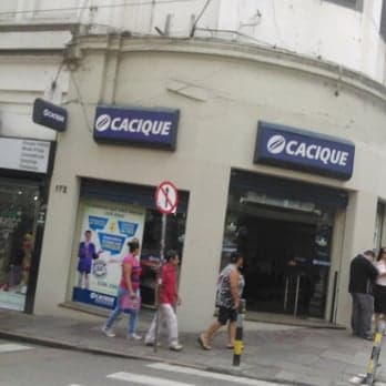 Fachada de unidade do Banco Cacique - Foto Reprodução Internet Fachada de unidade do Banco Cacique - Foto Reprodução Internet