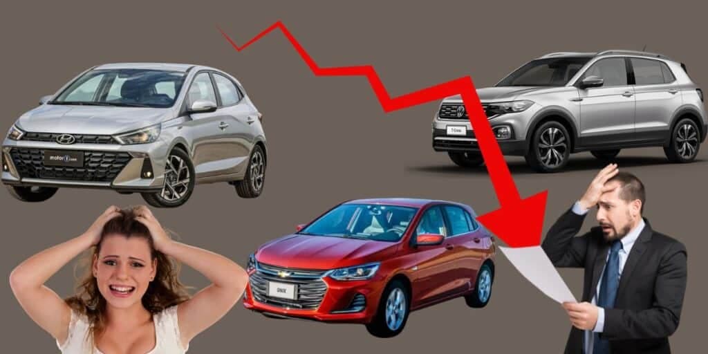 T-Cross, Ônix, HB20 e mais: 5 carros despencam no Brasil em 2024 e geram desespero em motoristas