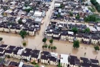 Imagens aéreas após chuva na Zona Norte do Rio de Janeiro - Foto Internet Imagens aéreas após chuva na Zona Norte do Rio de Janeiro - Foto Internet