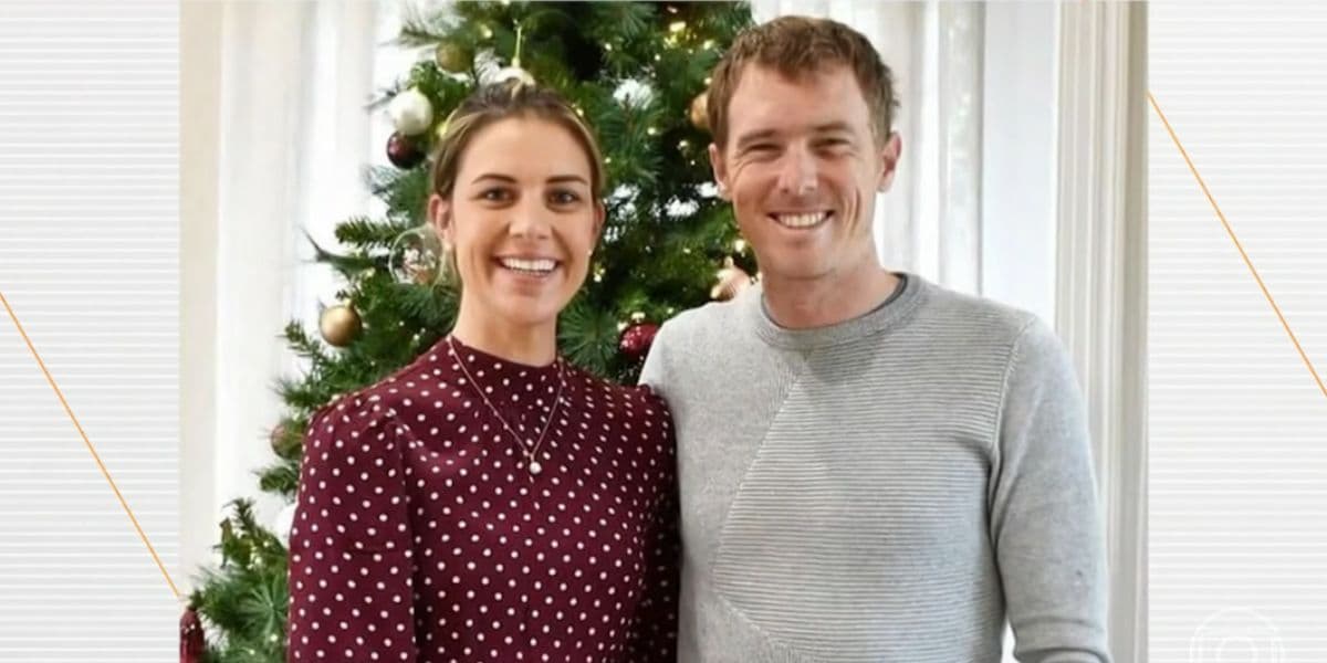 Melissa Hoskins e Rohan Dennis (Foto: Reprodução / Globo) Melissa Hoskins e Rohan Dennis (Foto: Reprodução / Globo)