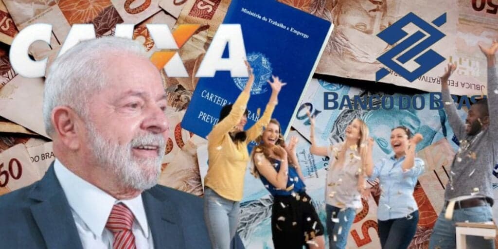 1.300 além do salário mínimo, saque histórico na Caixa e no BB e +: 3 pagamentos liberados por Lula pra 2024