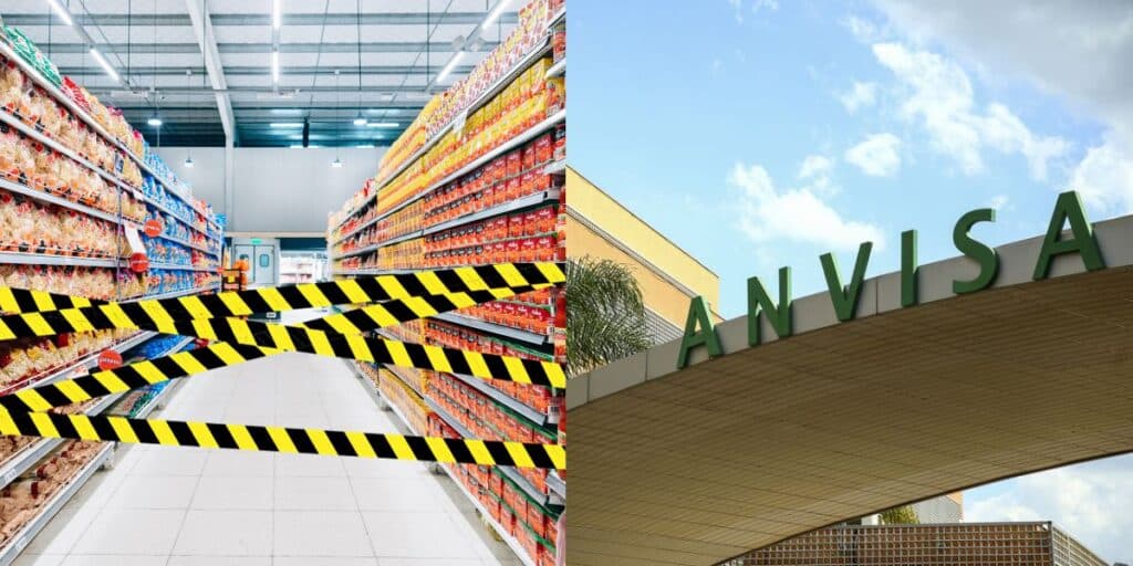 1 tonelada de alimentos no lixo e bebidas insalubres: Os 4 supermercados interditados por ordem da Anvisa