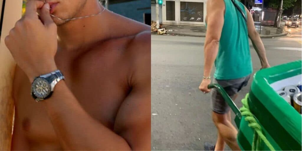 Irreconhecível e vendendo cerveja na praia: Galã de Malhação, fora da Globo, vira ambulante para sobreviver
