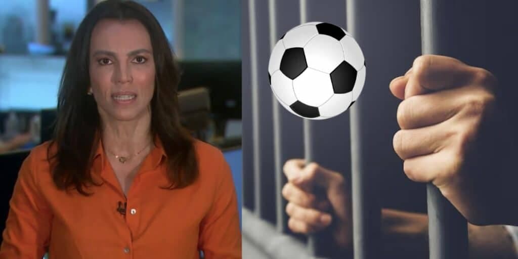 "Condenado": Ana Paula invade jornal de Bocardi e confirma prisão que paralisa o mundo do futebol nesta quinta