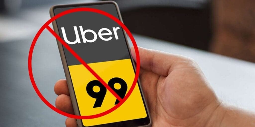 Bloqueio em massa na Uber e da 99: O alerta geral dos aplicativos à milhares nesta quinta-feira (29)