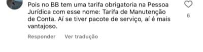 Comentários na publicação do Banco Central - Foto Instagram Comentários na publicação do Banco Central - Foto Instagram