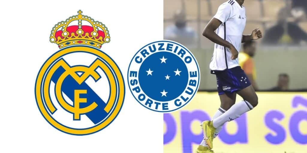 Para jogar junto com Endrick: Real Madrid vira rival de Ronaldo e vem com milhões por estrela do Cruzeiro