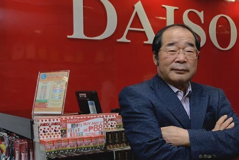 Hirotake Yano, fundador da Daiso - Foto Reprodução Internet Hirotake Yano, fundador da Daiso - Foto Reprodução Internet