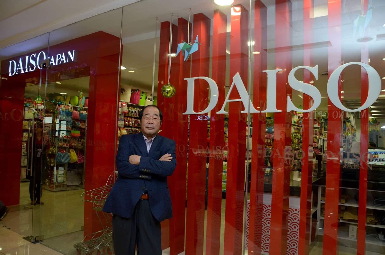 Hirotake Yano, fundador da Daiso - Foto Reprodução Internet Hirotake Yano, fundador da Daiso - Foto Reprodução Internet