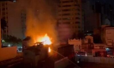 Idoso morre carbonizado em incêndio no centro de São Paulo - Foto Internet Idoso morre carbonizado em incêndio no centro de São Paulo - Foto Internet