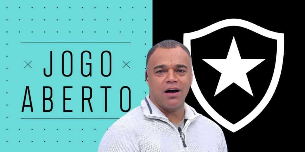 "É um grandíssimo jogador": Denílson paralisa Jogo Aberto às pressas com chegada de joia ao Botafogo