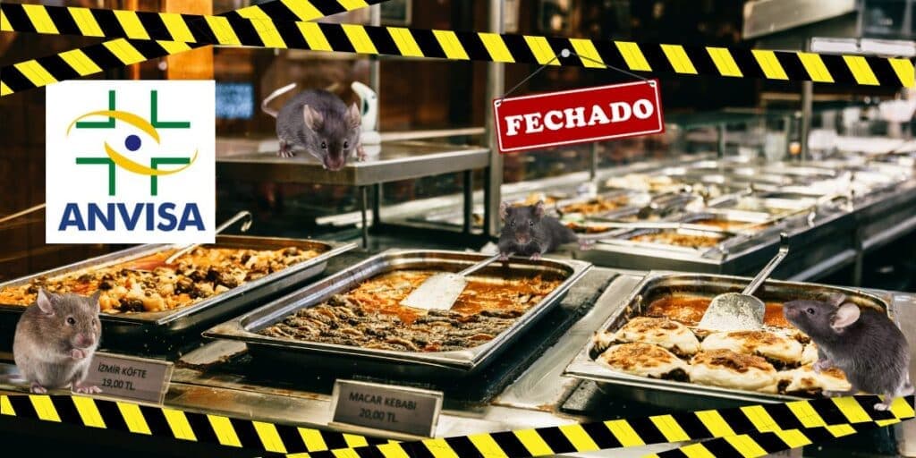 Ordem da ANVISA, alimento podre e ratos: A interdição da Vigilância contra restaurante queridinho às pressas
