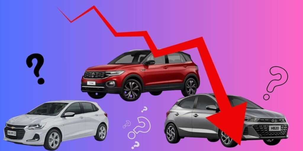 T-Cross, Onix e HB20 e + 2 aniquilados: 5 carros despencam e geram desespero em motoristas no Brasil