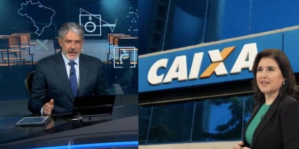 Hoje": Bonner paralisa JN às pressas e crava nova lei de Tebet com benefício direto à poupança da Caixa