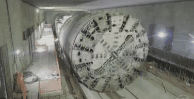 Obra do metrô que deveria ter sido entregue como legado da Rio 2016 está parada há 9 anos - Foto Jornal Nacional Obra do metrô que deveria ter sido entregue como legado da Rio 2016 está parada há 9 anos - Foto Jornal Nacional