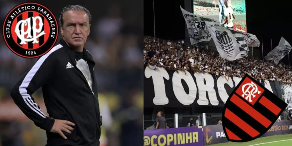 Rasteira até no Flamengo: Cuca chega com tudo no sul e se arma pra fechar com um dos melhores do Santos