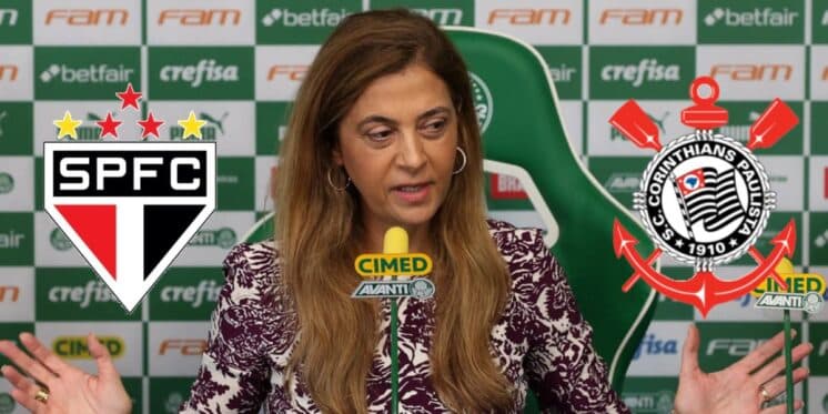 Rasteira no SP, no Corinthians e + 3 rivais: Leila crava o maior contrato da história do Palmeiras com R$ 1 bi