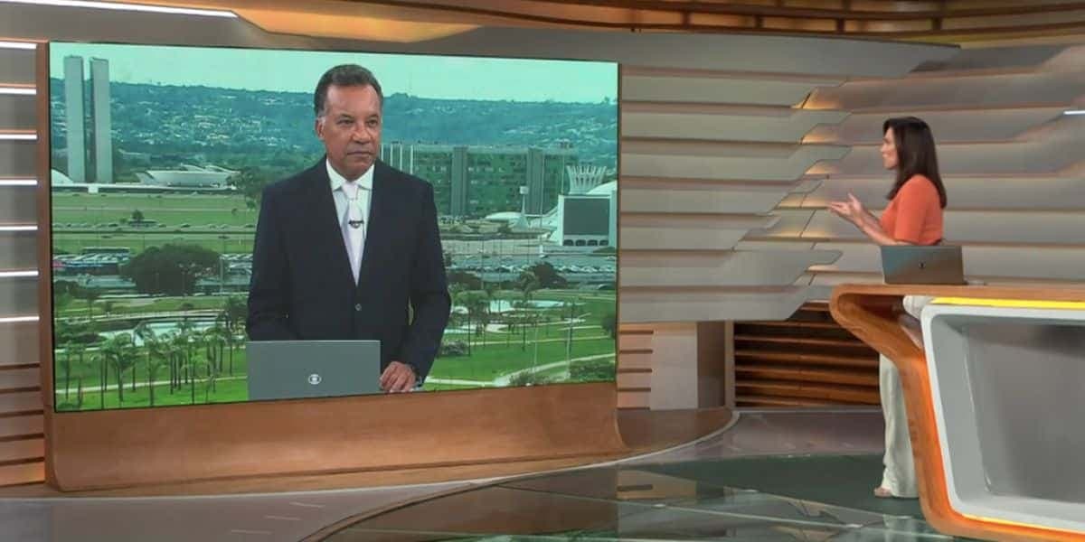 Heraldo Pereira e Ana Paula Araújo no Bom Dia Brasil (Foto: Reprodução / Globo) Heraldo Pereira e Ana Paula Araújo no Bom Dia Brasil (Foto: Reprodução / Globo)