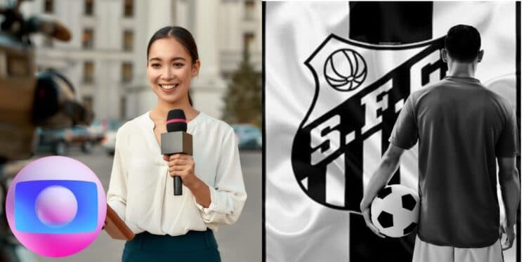 Confirmado no Santos: Globo para jornal com retorno TRIUNFAL de estrela arrancada de rival em São Paulo