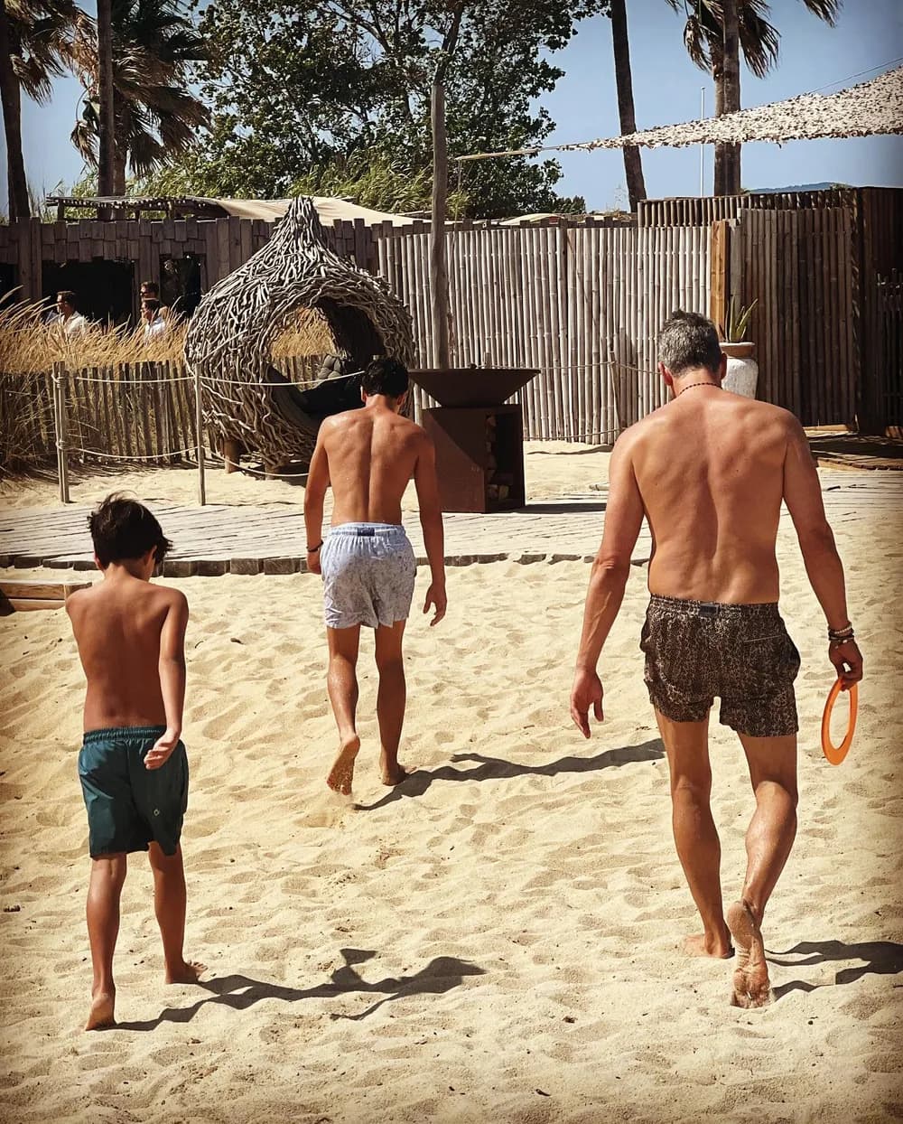 Marcio Garcia e os filhos - Foto Instagram Marcio Garcia e os filhos - Foto Instagram
