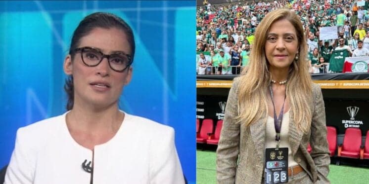 "De uma forma severa": Renata interrompe JN com notícia de Leila Pereira e deixa mundo do futebol paralisado