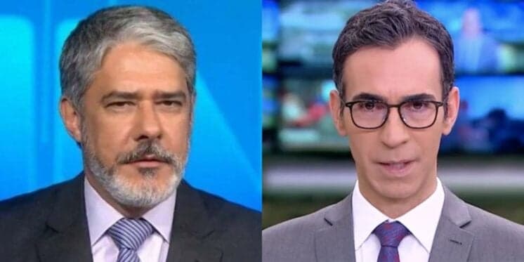 William Bonner invade estúdio de Tralli ao vivo, paralisa jornal e expõe virada histórica na Globo: “Esse cara”