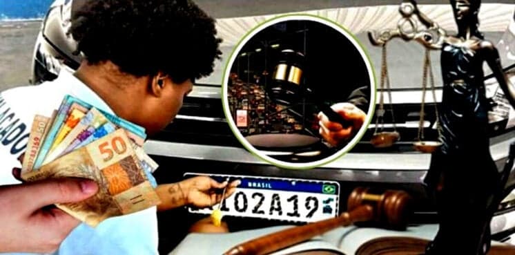 Nova lei de placas para carro, em vigor, aplica multa GRAVE em quem não se adaptar em 2024